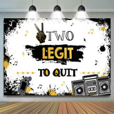 Zwei Legitim Weiss Und Schwarz Geburtstag Hintergrund Für Party